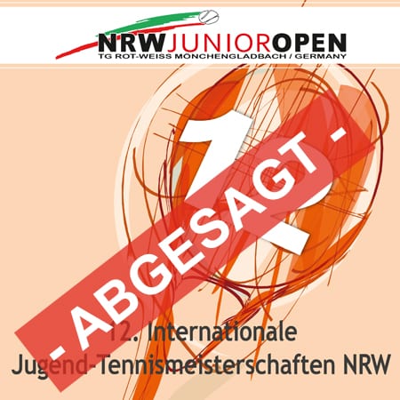 Corona verhindert die NRW Junior Open