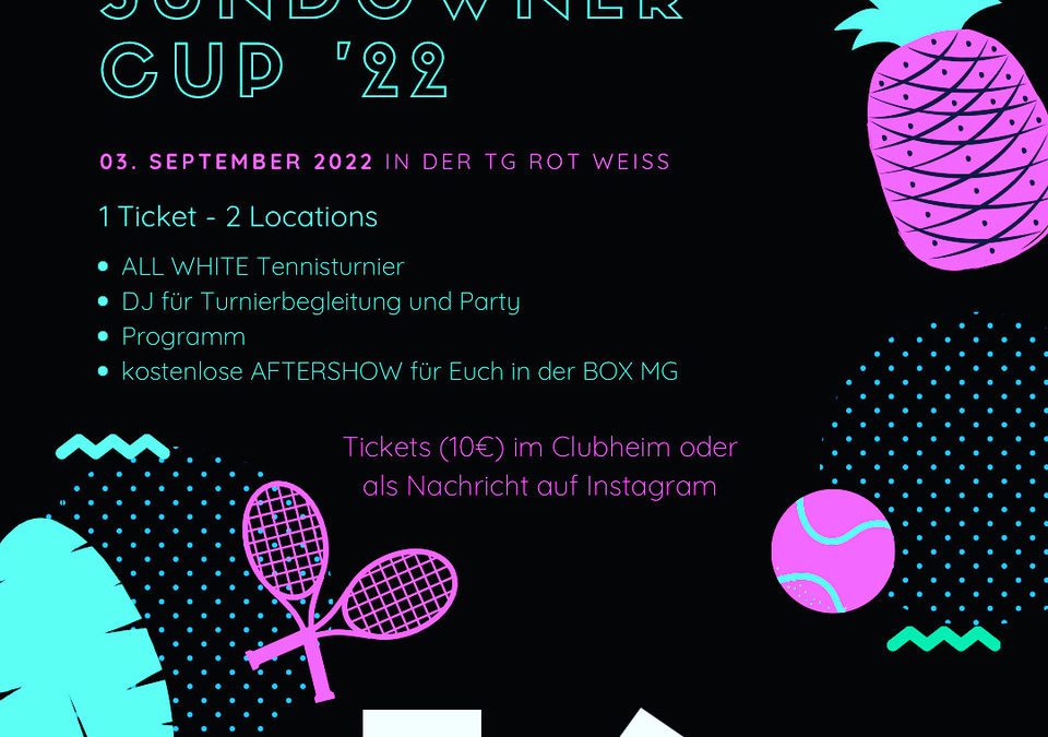 Sundowner Cup 2022 – am 3.9.2022